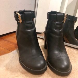 & Other Stories Black Leather Booties